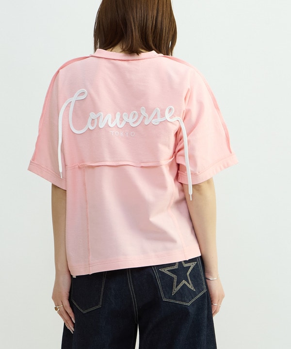 SPINDLE LOGO SWITCHING TEE 詳細画像 ピンク 1