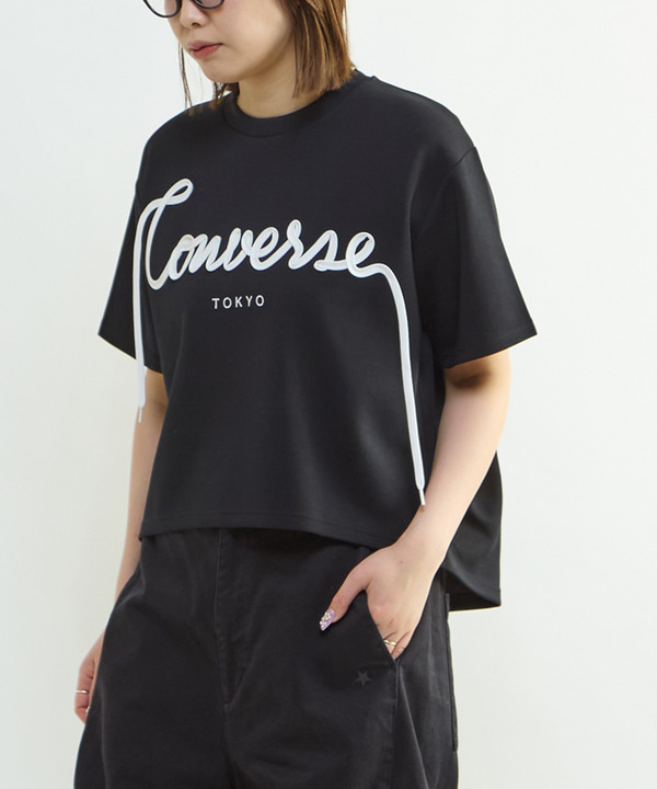 SPINDLE LOGO TUCK TEE 詳細画像 ブラック 1