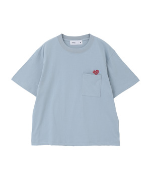 HEART LOGO POCKET TEE