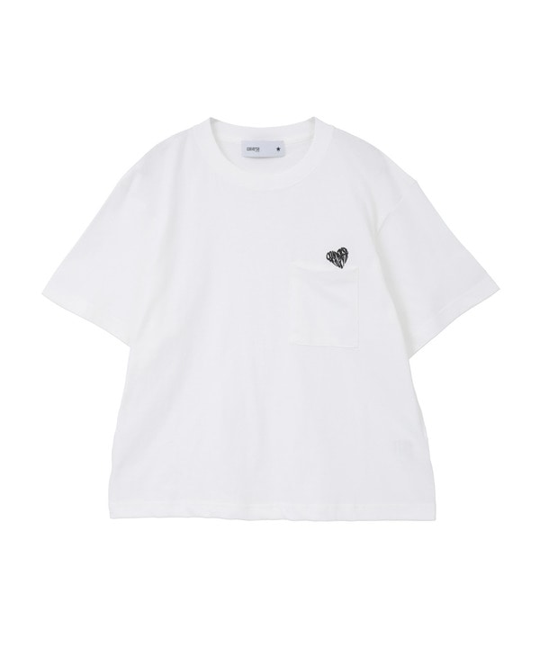 HEART LOGO POCKET TEE 詳細画像 8