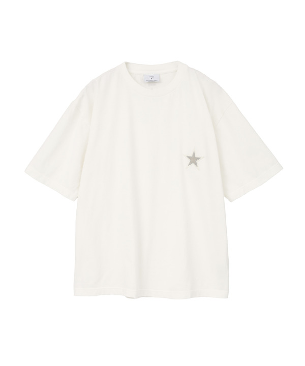 PIGMENT DYED PATCH TEE 詳細画像 ホワイト 1