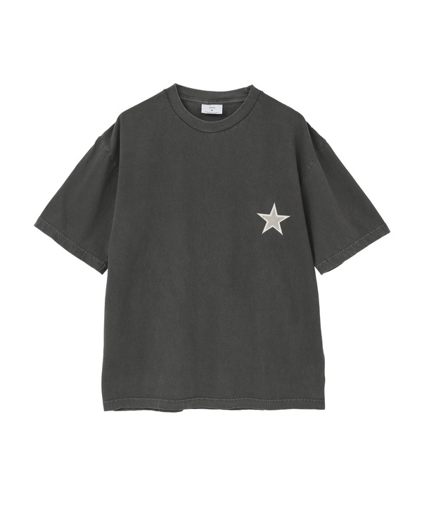 PIGMENT DYED PATCH TEE 詳細画像 ブラック 1