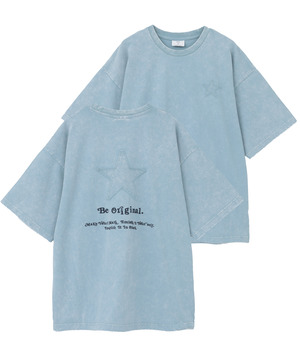 STAR★ PATCH LETTERING TEE