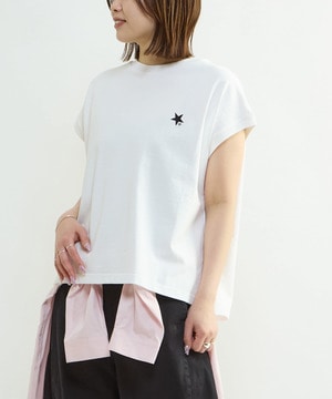 FRENCH SLEEVE STAR★ SPINDLE TEE