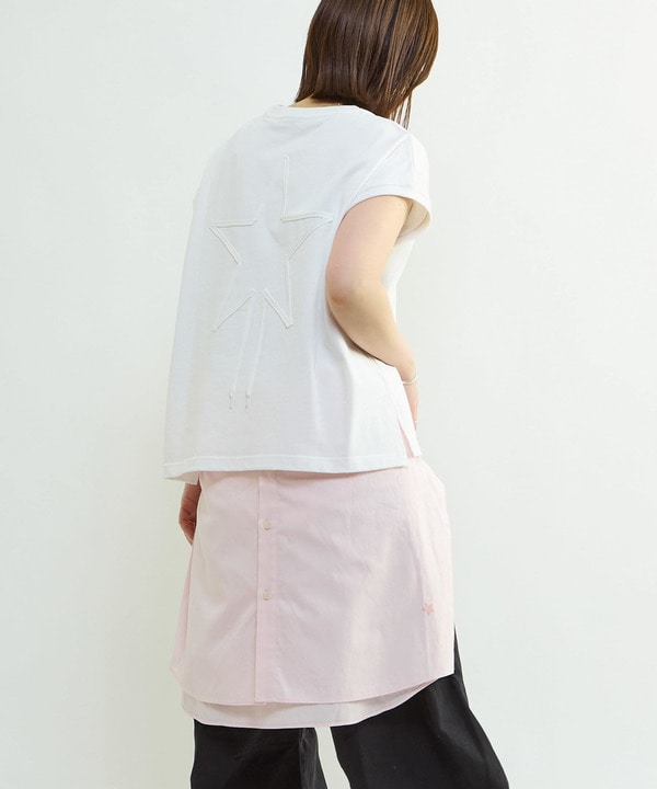 FRENCH SLEEVE STAR★ SPINDLE TEE 詳細画像 1