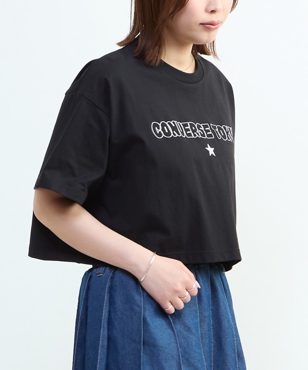 BUBBLE LOGO CROPPED TEE 詳細画像 ブラック 1