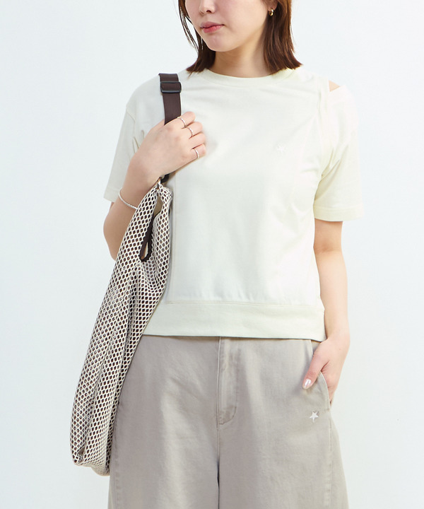 SHOULDER SLIT TEE 詳細画像 1