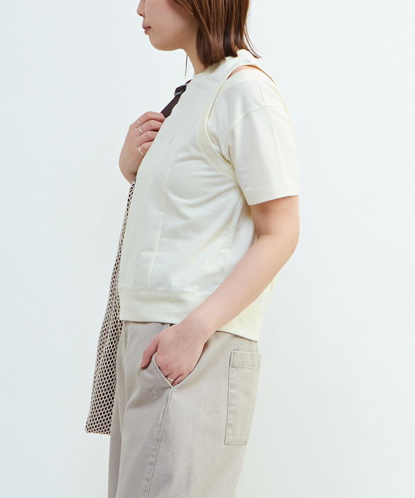 SHOULDER SLIT TEE 詳細画像 2