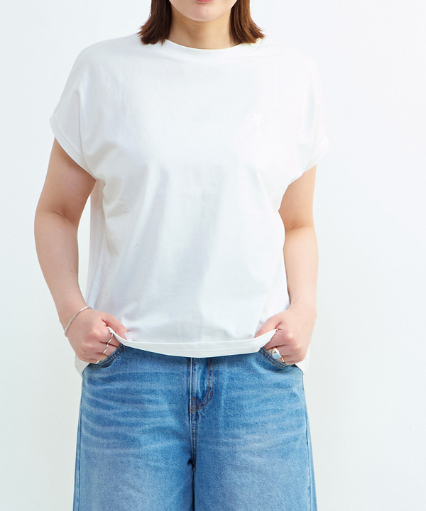 FRENCH SLEEVE TEE 詳細画像 ホワイト 1