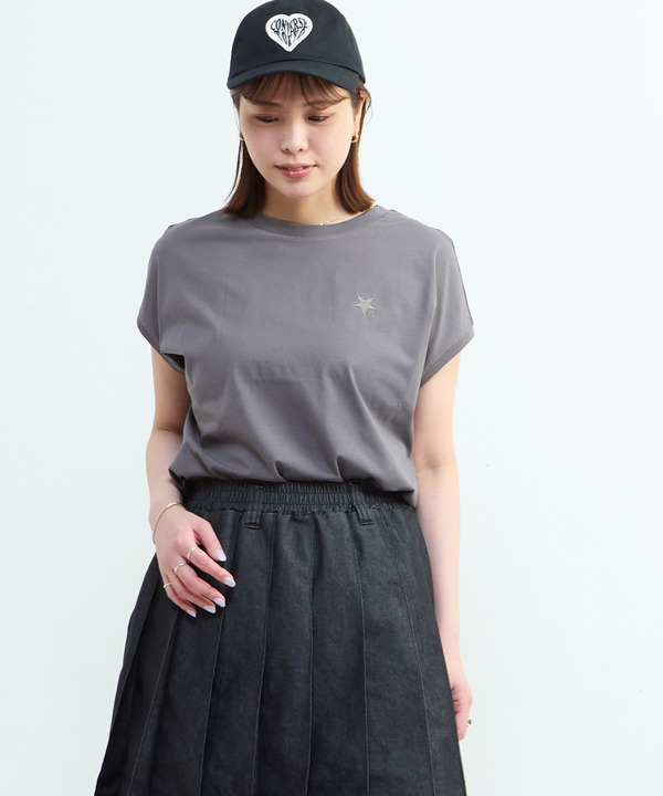 FRENCH SLEEVE TEE 詳細画像 グレー 1