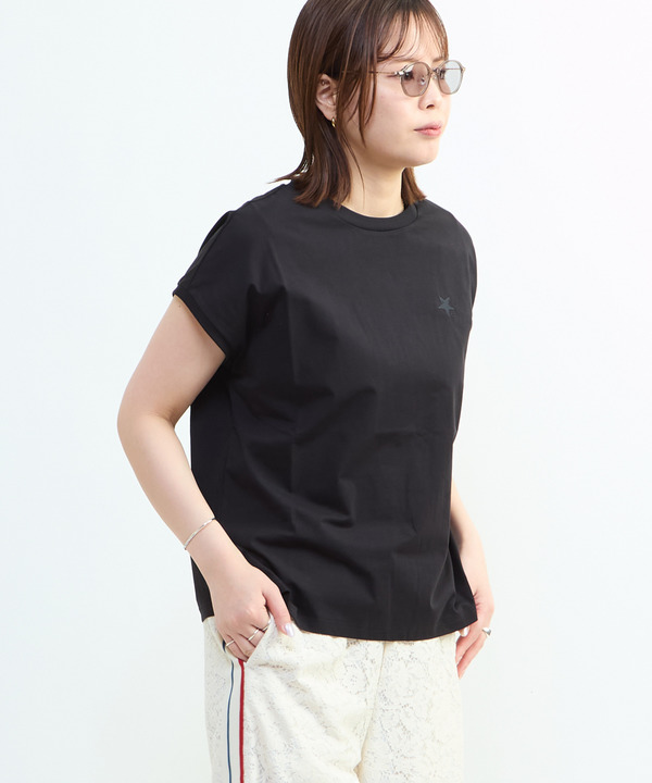 FRENCH SLEEVE TEE 詳細画像 ブラック 1