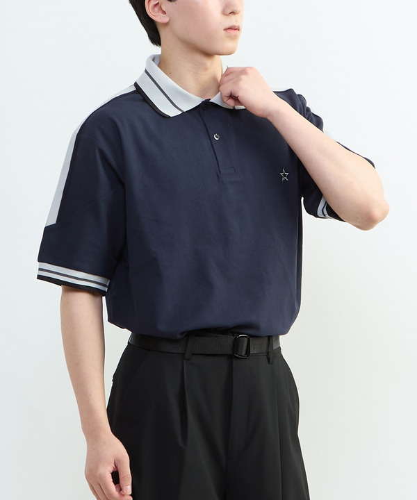 SIDE LINE POLO SHIRT 詳細画像 ネイビー 1