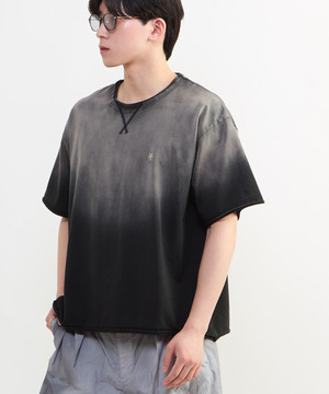 GRADATION DYE CUT-OFF TEE