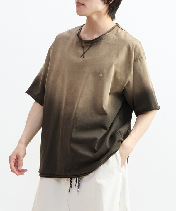 GRADATION DYE CUT-OFF TEE 詳細画像 5