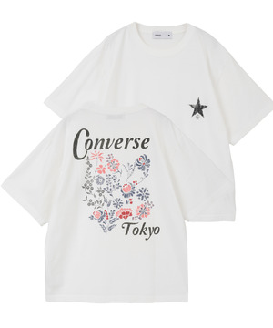 BACK FLOWER PRINT TEE