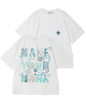 PIGMENT DYED BACK PRINT TEE