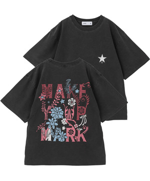 PIGMENT DYED BACK PRINT TEE