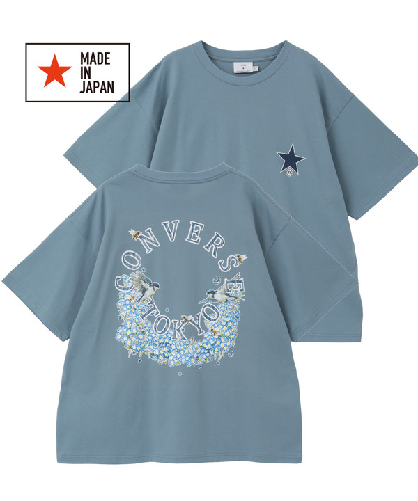 CIRCLE FLOWER LOGO TEE 詳細画像 サックスブルー 1