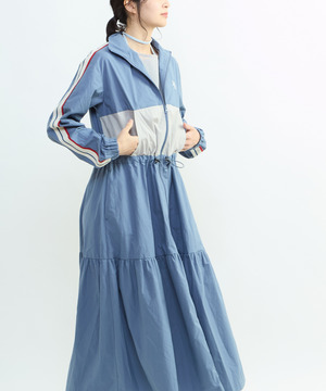 SIDE LINE TRACK TIERED DRESS