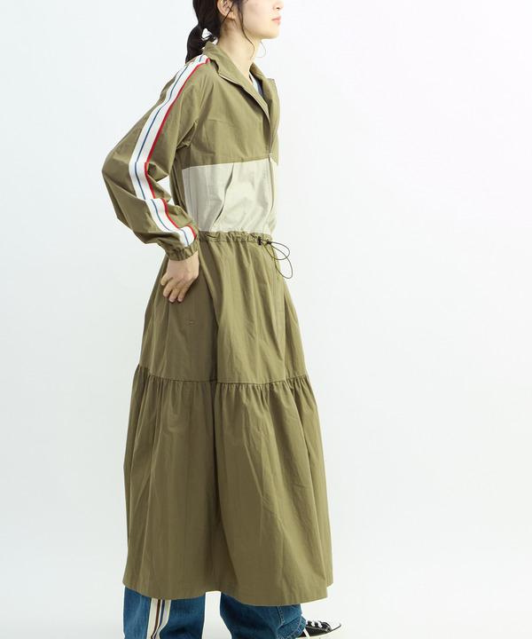 SIDE LINE TRACK TIERED DRESS 詳細画像 11