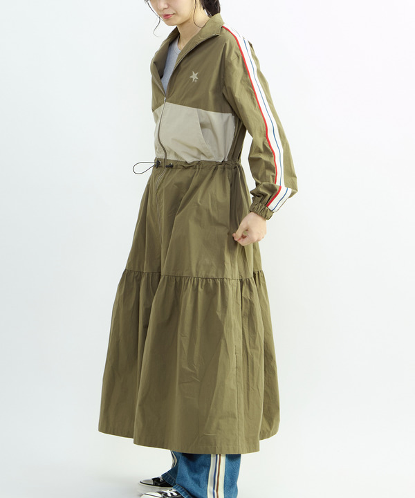 SIDE LINE TRACK TIERED DRESS 詳細画像 12