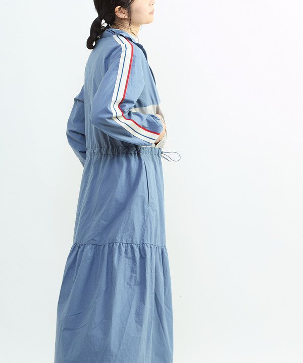 SIDE LINE TRACK TIERED DRESS 詳細画像 2
