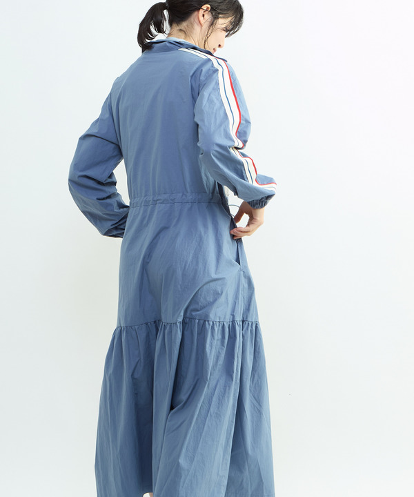 SIDE LINE TRACK TIERED DRESS 詳細画像 4