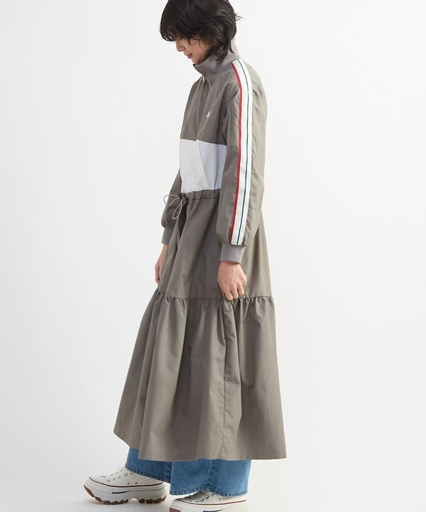 SIDE LINE TRACK TIERED DRESS 詳細画像 3
