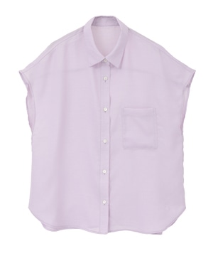 SHEER FRENCH SLEEVE SHIRT