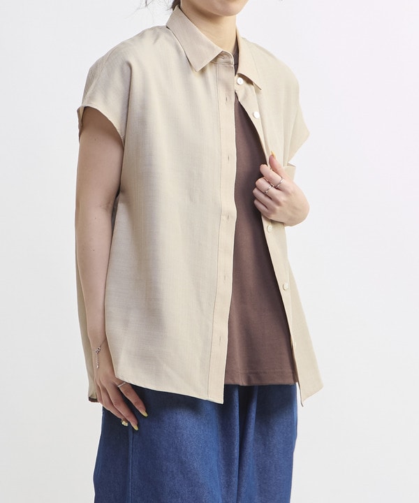 SHEER FRENCH SLEEVE SHIRT 詳細画像 10