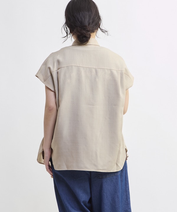 SHEER FRENCH SLEEVE SHIRT 詳細画像 9