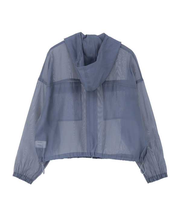 SHEER LIGHT ZIP HOODIE 詳細画像 6