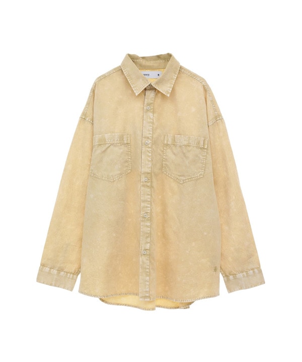 ACID WASH STAR★ PATCH OVER SHIRT 詳細画像 6