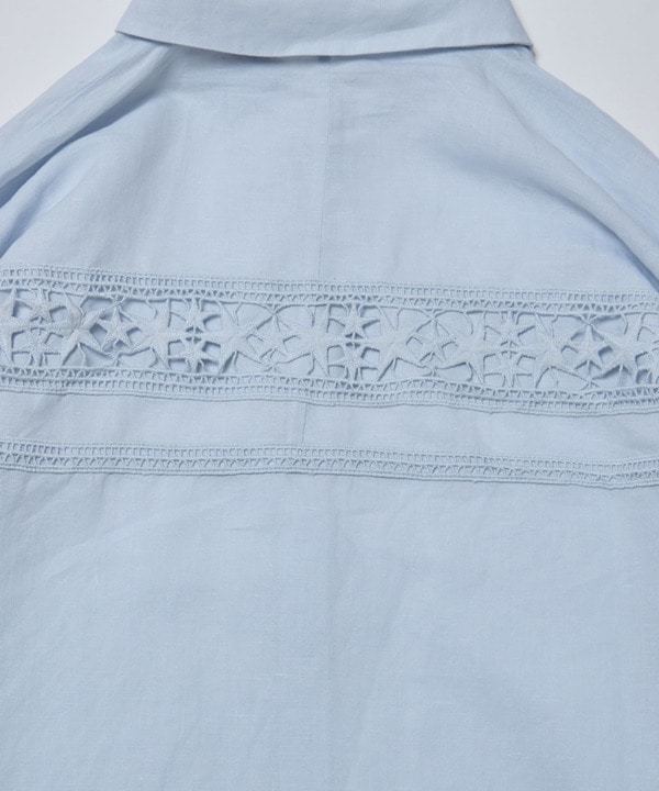 STAR★ LACE OVERSIZED SHIRT 詳細画像 14