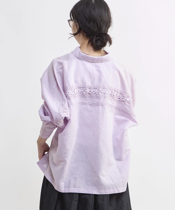 STAR★ LACE OVERSIZED SHIRT 詳細画像 17