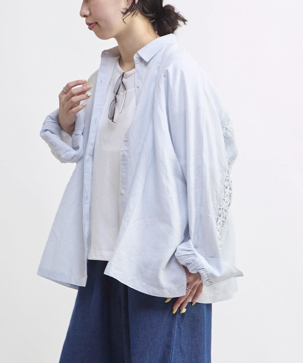 STAR★ LACE OVERSIZED SHIRT 詳細画像 18