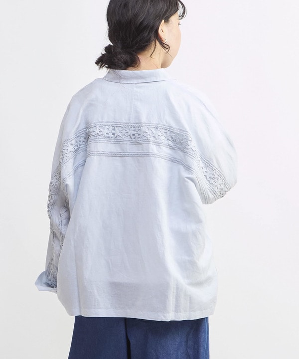 STAR★ LACE OVERSIZED SHIRT 詳細画像 19