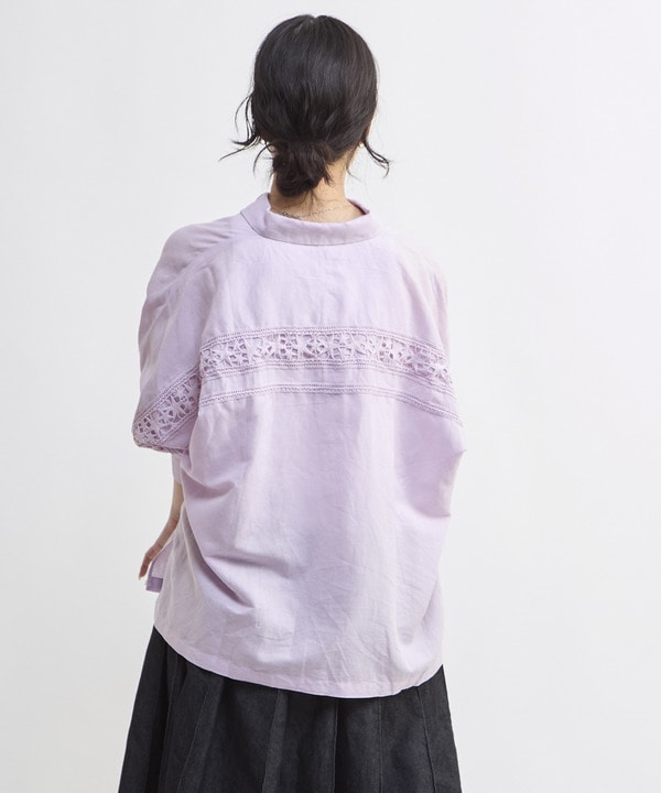 STAR★ LACE OVERSIZED SHIRT 詳細画像 8