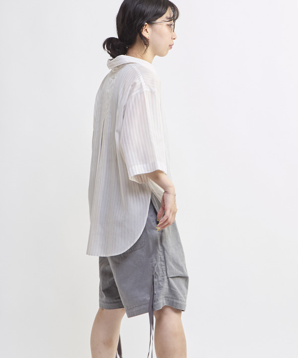 SHEER STRIPE OVER SHIRT 詳細画像 12