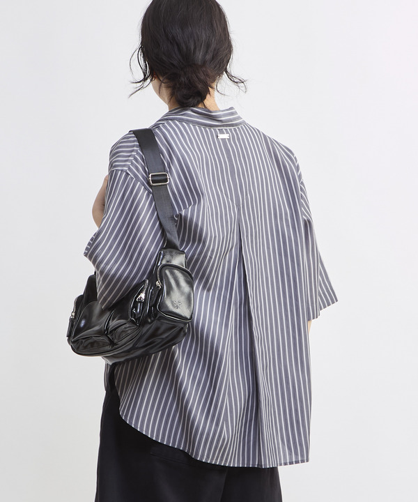SHEER STRIPE OVER SHIRT 詳細画像 4