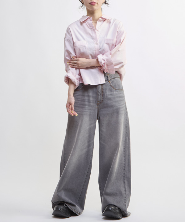 BACK STAR★ OXFORD SHORT SHIRT 詳細画像 3