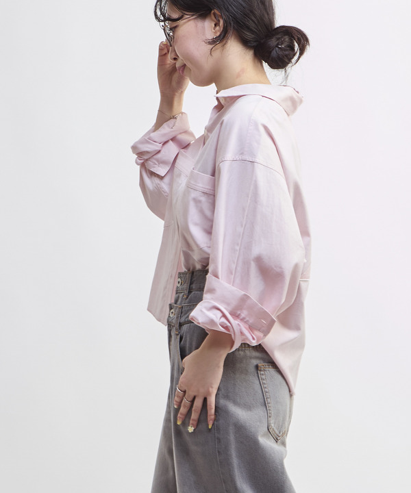 BACK STAR★ OXFORD SHORT SHIRT 詳細画像 4