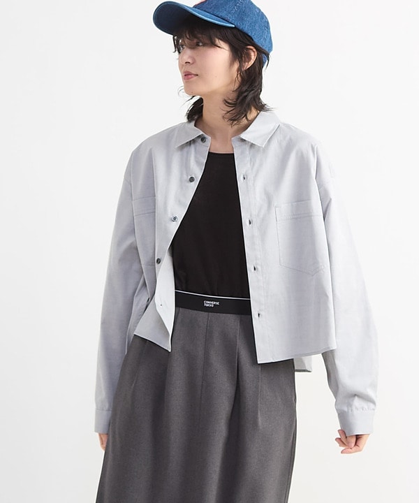 BACK STAR★ OXFORD SHORT SHIRT 詳細画像 ブラック 1