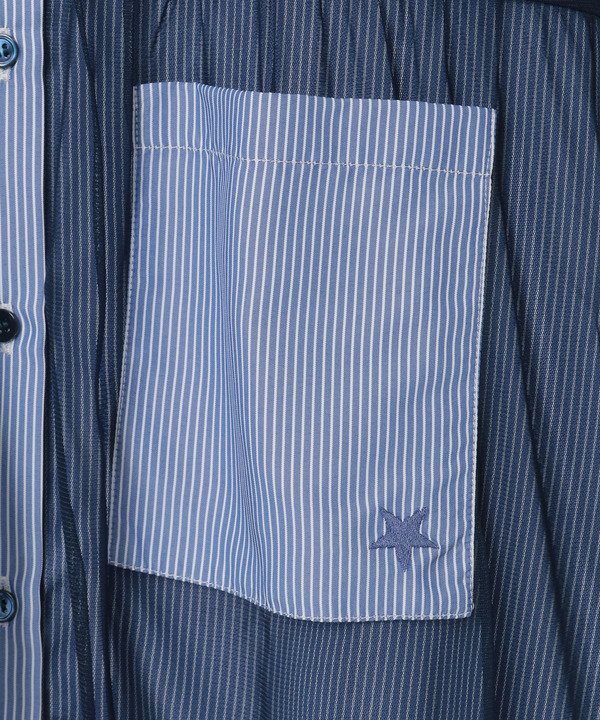 TULLE LAYERED STRIPE SHIRT 詳細画像 29