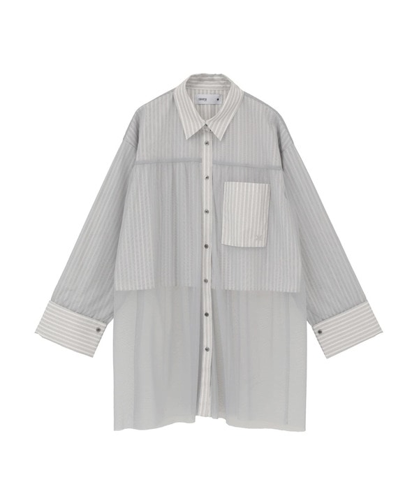 TULLE LAYERED STRIPE SHIRT 詳細画像 40