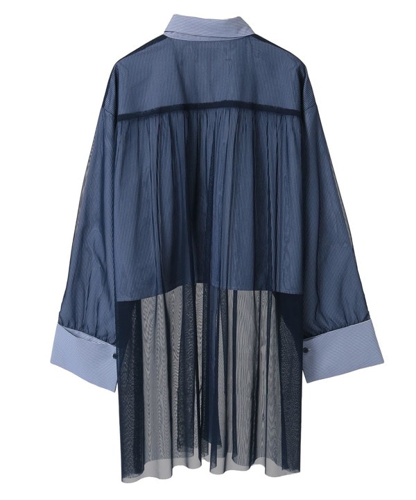 TULLE LAYERED STRIPE SHIRT 詳細画像 43