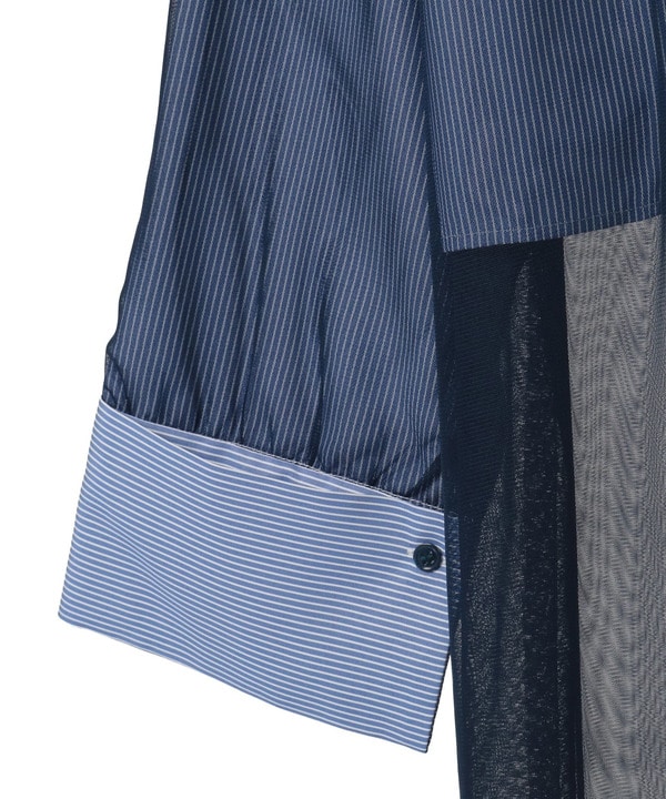 TULLE LAYERED STRIPE SHIRT 詳細画像 48