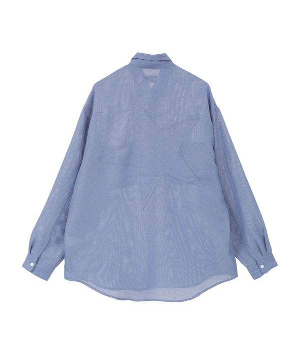 BACK STAR SHEER SHIRT 詳細画像 17