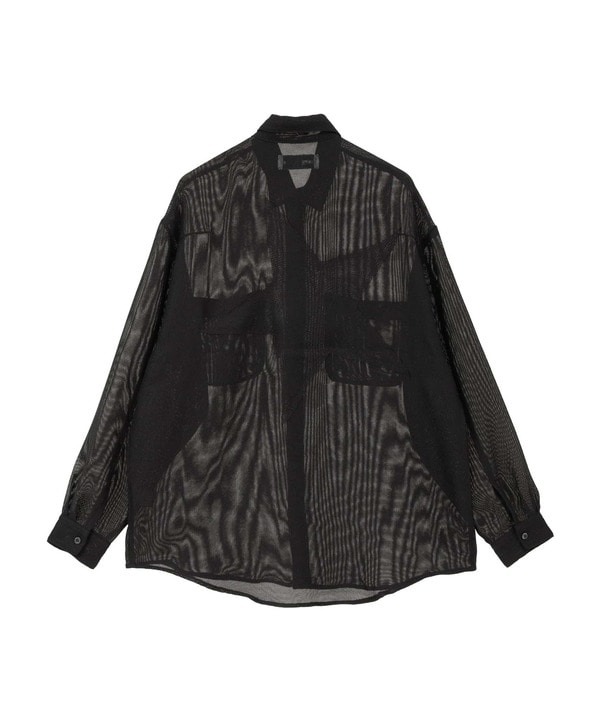 BACK STAR SHEER SHIRT 詳細画像 28