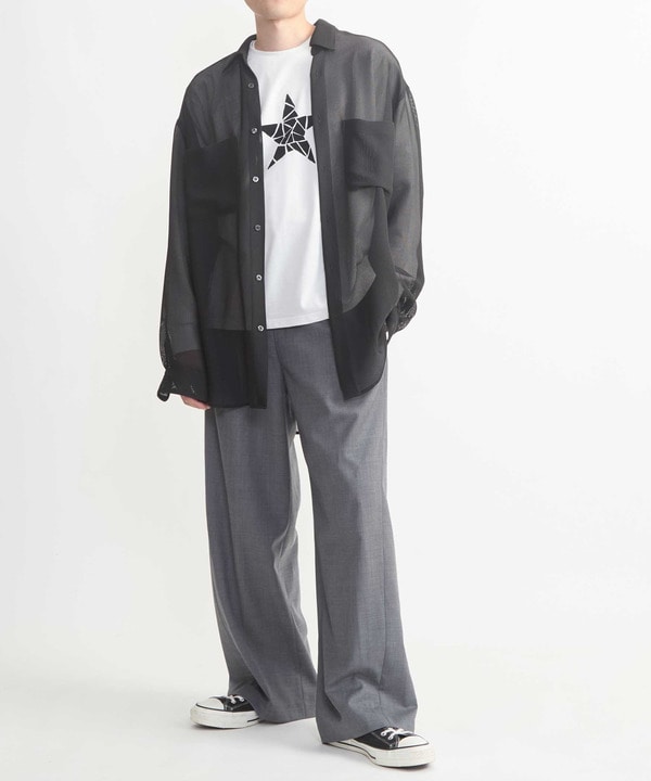 BACK STAR SHEER SHIRT 詳細画像 34
